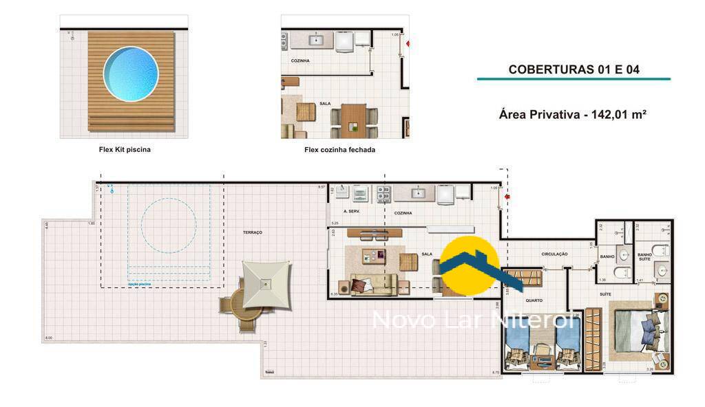 Cobertura à venda com 2 quartos, 142m² - Foto 14