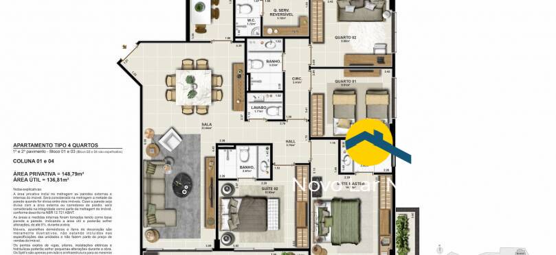 Apartamento à venda com 4 quartos, 145m² - Foto 20