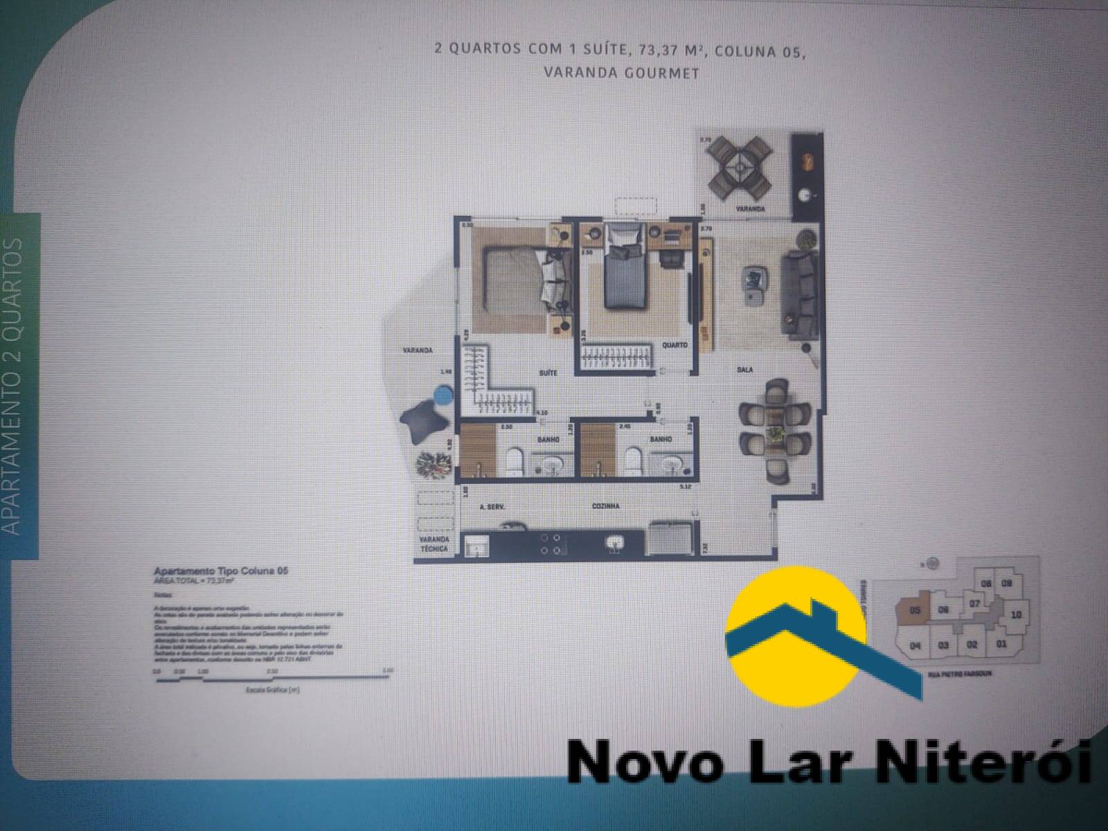 Apartamento à venda com 1 quarto, 46m² - Foto 12