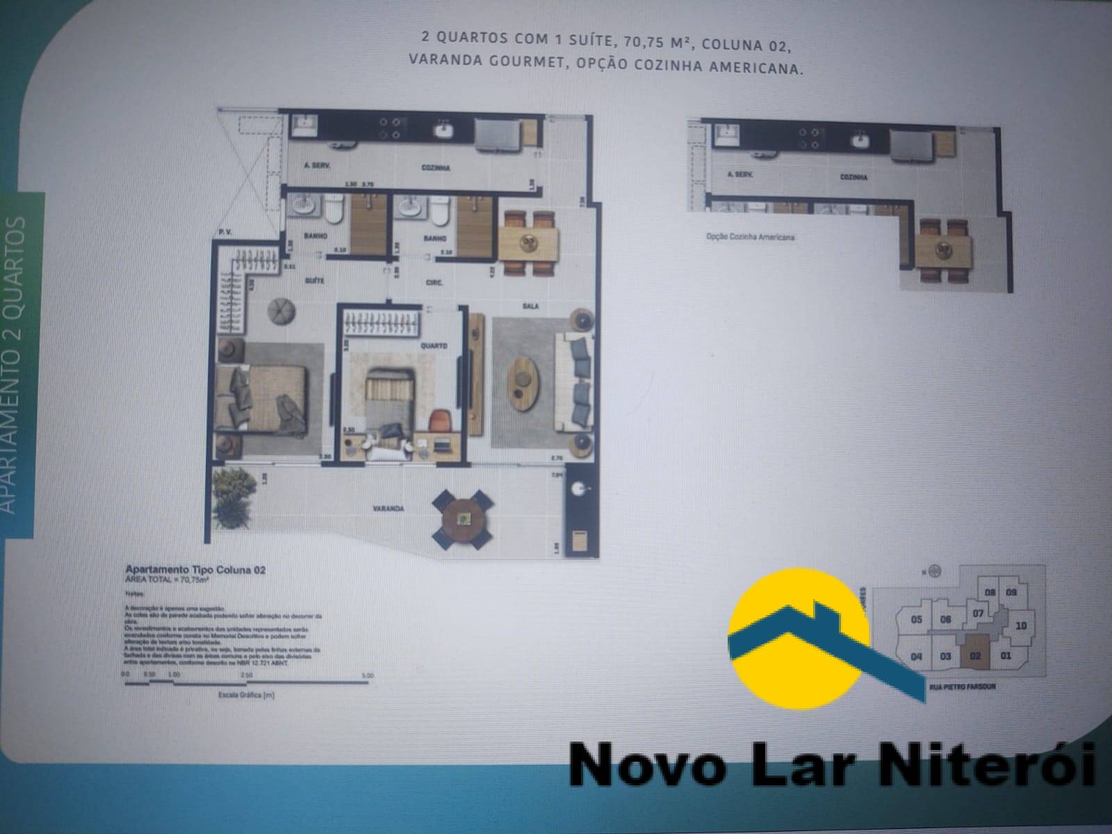 Apartamento à venda com 1 quarto, 46m² - Foto 13