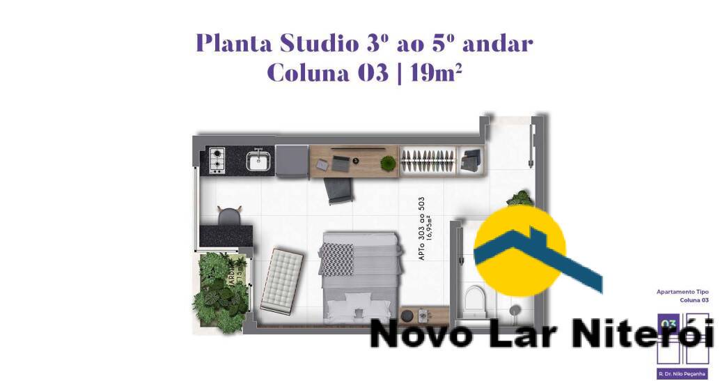 Apartamento à venda com 1 quarto, 22m² - Foto 33