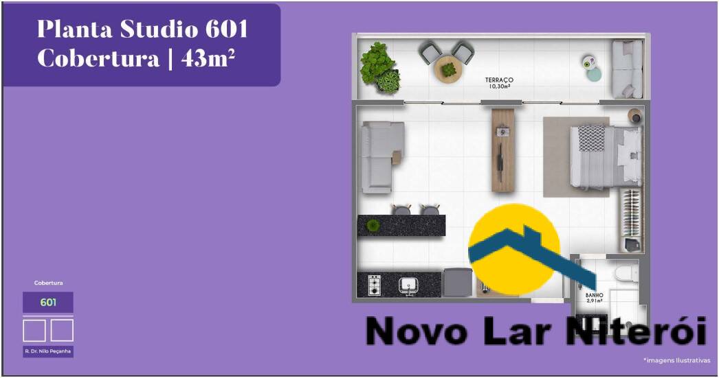 Apartamento à venda com 1 quarto, 22m² - Foto 38