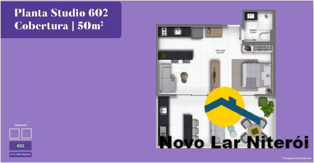 Apartamento à venda com 1 quarto, 22m² - Foto 36