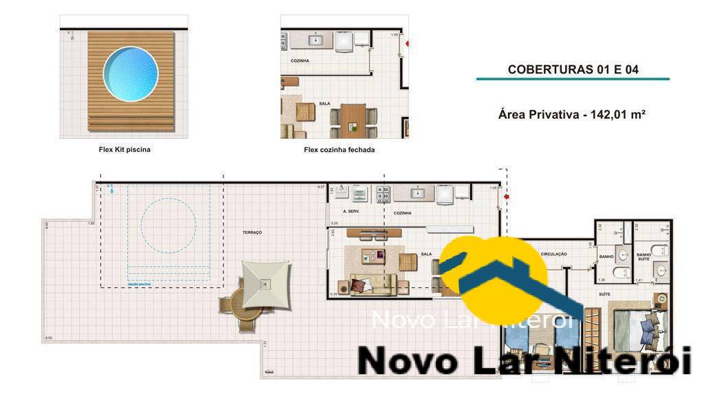 Cobertura à venda com 2 quartos, 142m² - Foto 10