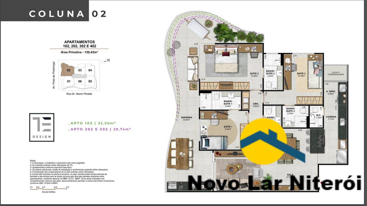 Apartamento à venda com 3 quartos, 130m² - Foto 17