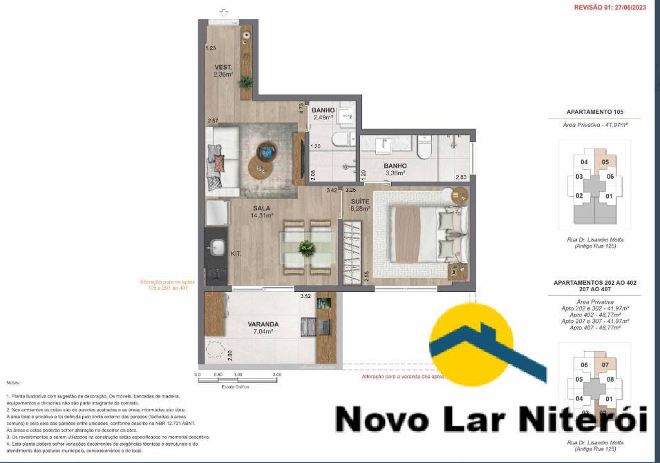 Apartamento à venda com 1 quarto, 36m² - Foto 13