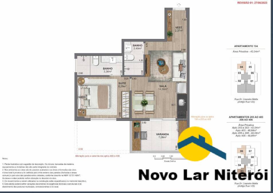 Apartamento à venda com 1 quarto, 36m² - Foto 14