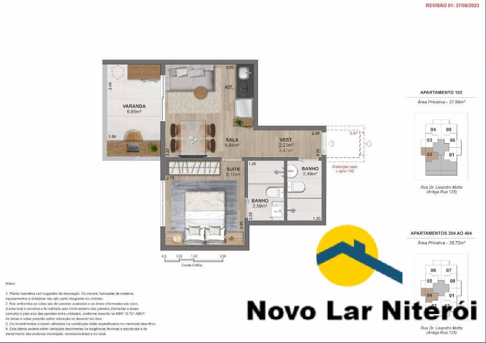 Apartamento à venda com 1 quarto, 36m² - Foto 15