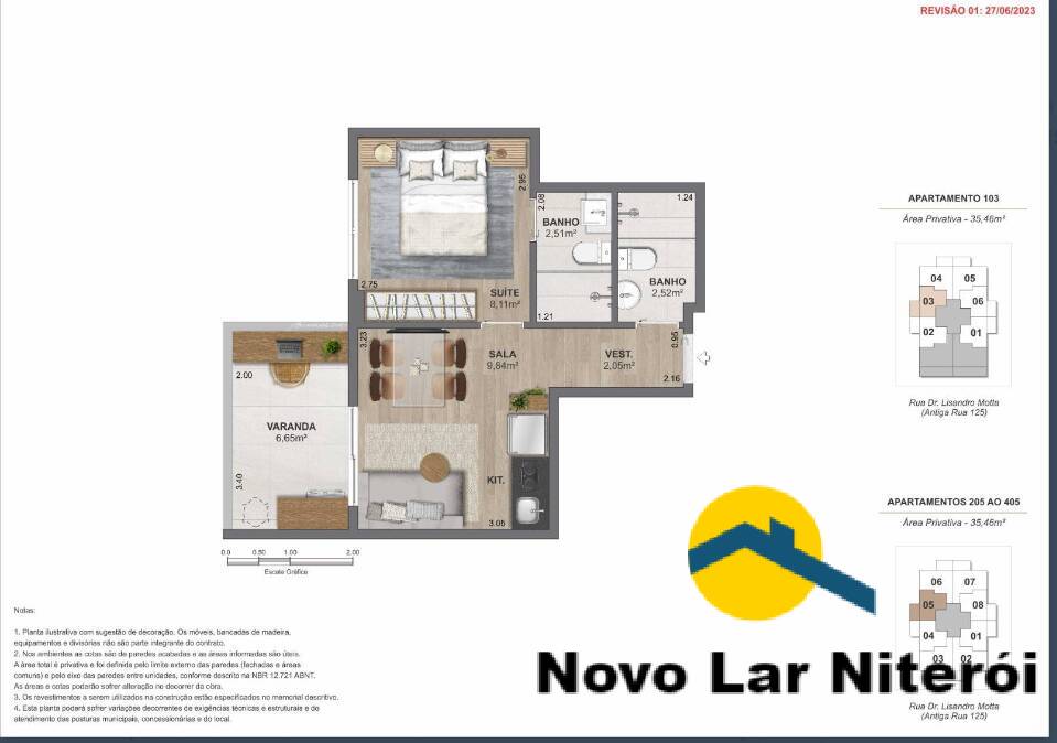 Apartamento à venda com 1 quarto, 36m² - Foto 12