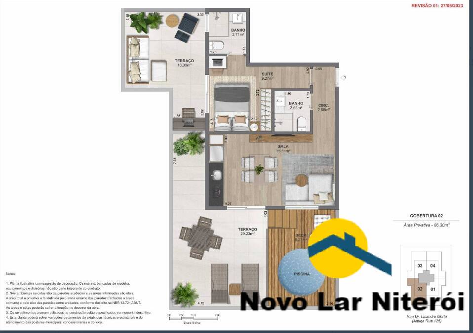 Apartamento à venda com 1 quarto, 36m² - Foto 17