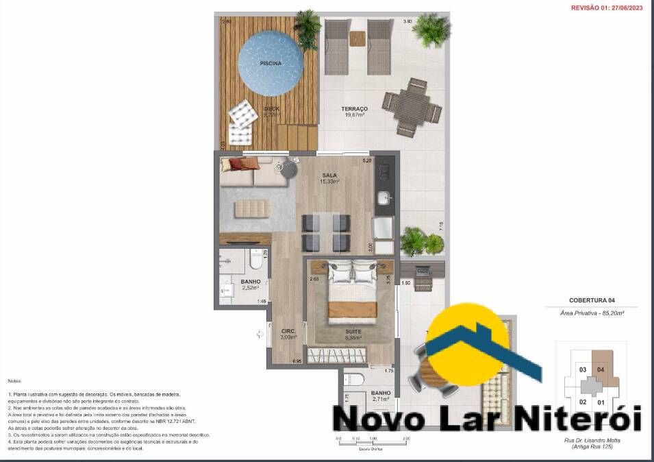 Apartamento à venda com 1 quarto, 36m² - Foto 19