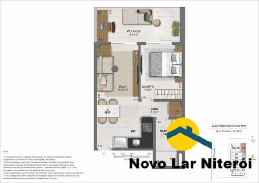 Apartamento à venda com 1 quarto, 32m² - Foto 25