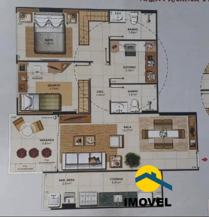 Apartamento à venda com 3 quartos, 76m² - Foto 12