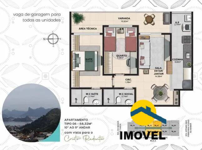 Apartamento à venda com 2 quartos, 68m² - Foto 12